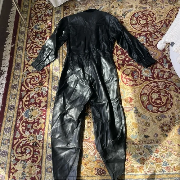 Agolde Vegan Leather Jumpsuit - Picture 11 of 12